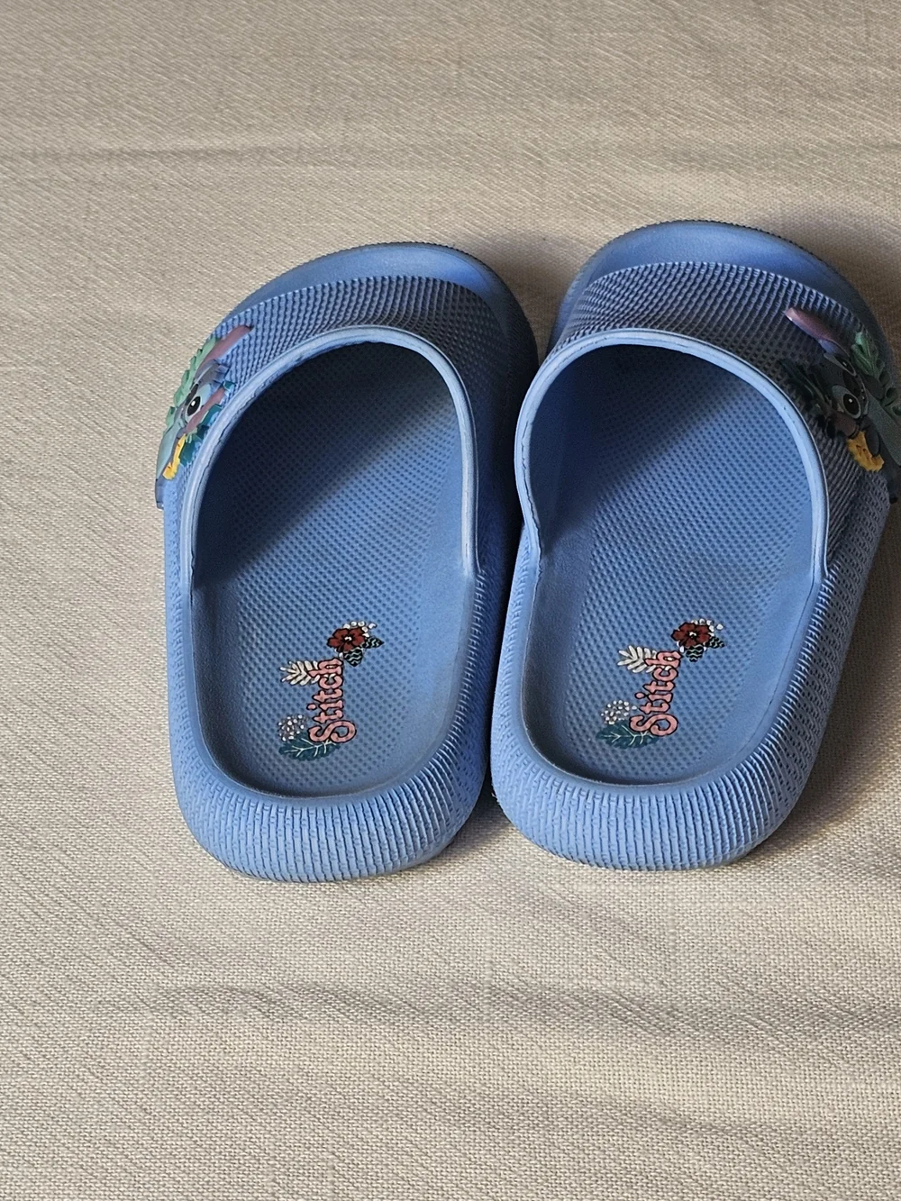 Disney Stitch Sandals Kids Size‎ 1 Blue
